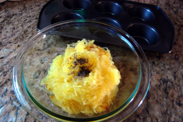 Spaghetti Squash Caprese Cups Seasoning